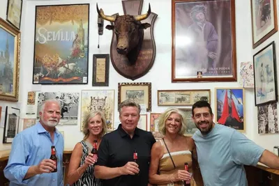 Local guide leading tapas tour