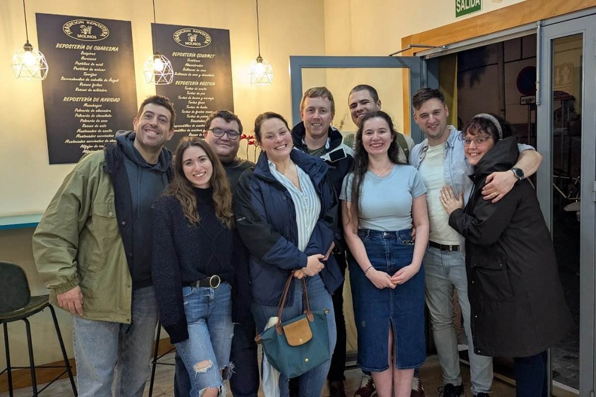 Group in Seville private tapas tour with a local guide